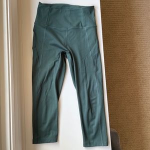Girlfriend Collective Moss Compressive High Rise Leggings Size Small EUC
